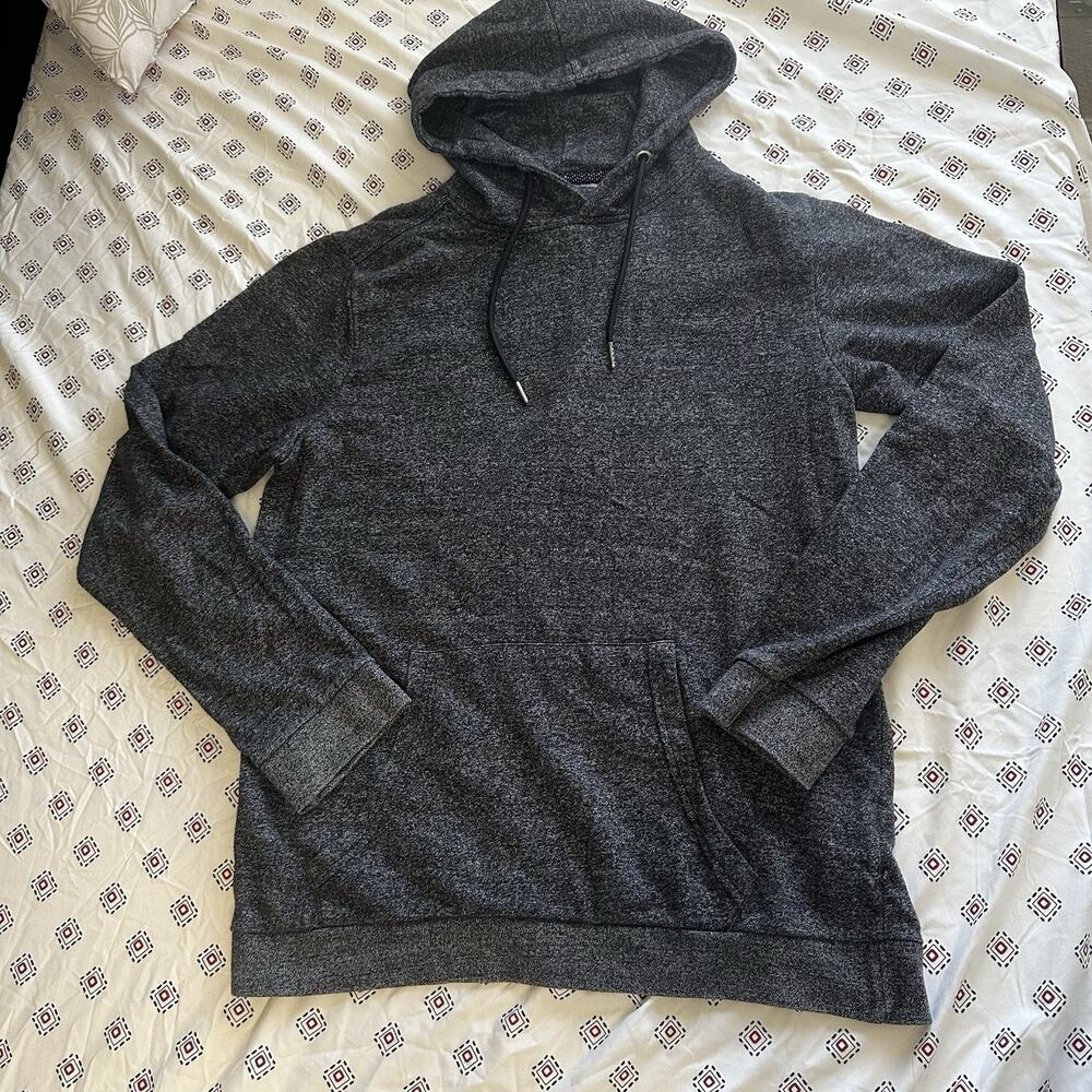 nickle and iron extra large Grey Hoodie drawstring pockets outerwear gym